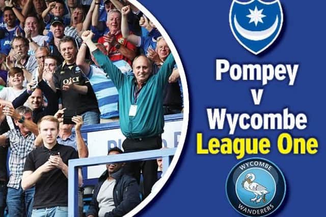 Pompey play host to Wycombe Wanderers in League One today