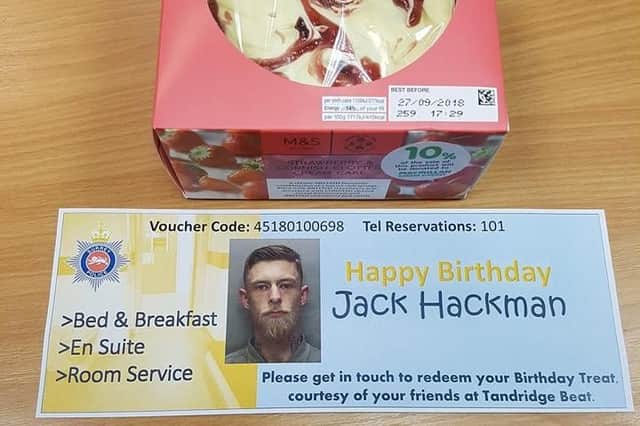 Surrey Police want to help this wanted man celebrate his birthday! Picture: Tandridge Beat (Surrey Police)/ Facebook