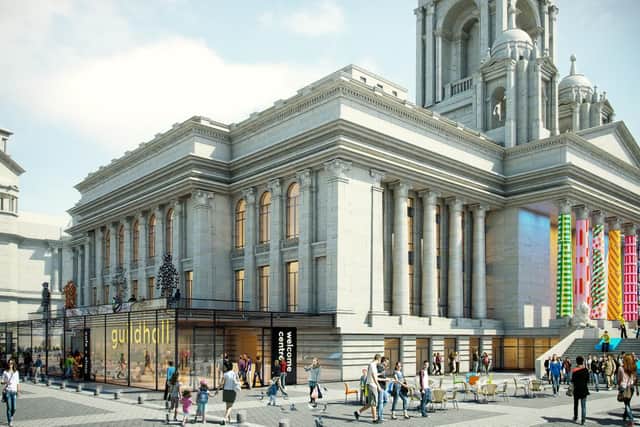 Computer generated images of the Portsmouth Cultural Trust's plans for the Guildhall as part of its Renaissance scheme. Picture: Hemingway Design