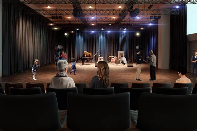 Computer generated images of the Guildhall Studio, set to open this autumn. Picture: Hemingway Design