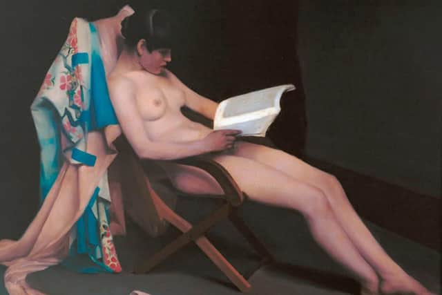 The reading girl, by Theodore Roussel, posed for by Hetty Pettigrew