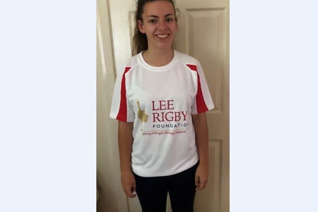 Courtney Rigby, who is taking part in this year's Great South Run in Portsmouth