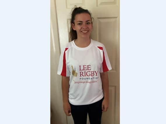 Courtney Rigby, who is taking part in this year's Great South Run in Portsmouth