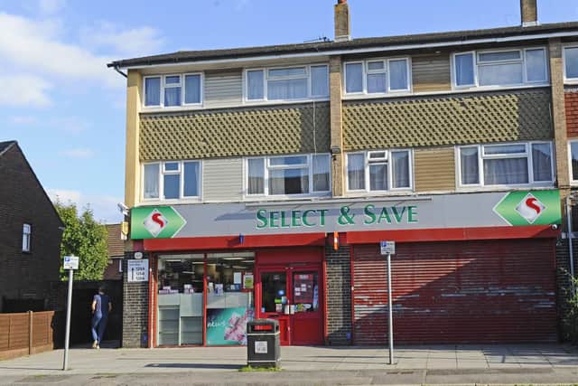 The maisonette above Select and Save in Park House Farm Way, Leigh Park
Picture: Malcolm Wells