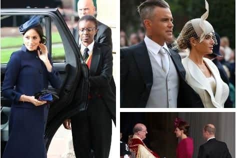 Celebrities arrive for Royal Wedding in Windsor. Picture: PA Wire