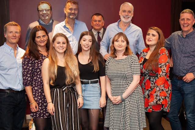 The quiz night's winning team from Briscoe PR. Picture: Dave Dodge Photography