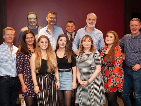 The quiz night's winning team from Briscoe PR. Picture: Dave Dodge Photography
