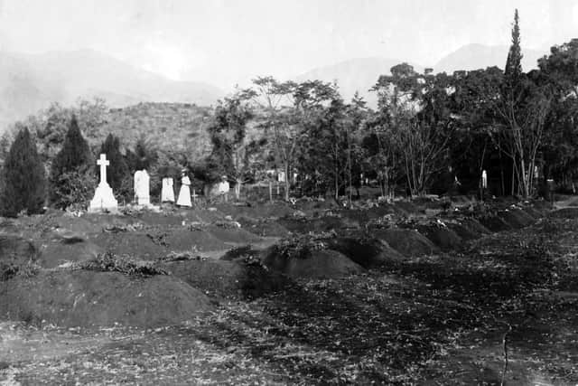 In a corner of a foreign field lie men and boys of the Hampshire Regiment killed in a train crash in South Africa in 1902. Picture: Tony Davis.