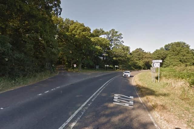 The A272 in Sussex and its junction with Wakestone Lane, left. Picture: Google Street View
