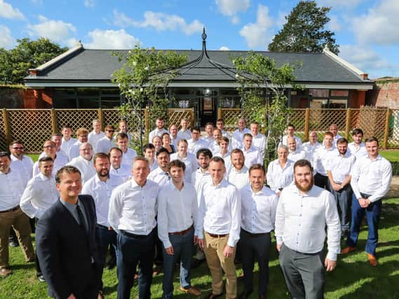 Solid Solutions moved into a brand-new detached 2,040 sq ft office located inside the Grade II-listed, 18th Century walled garden at Cams Estate