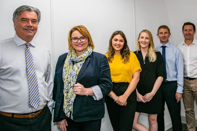 Stuart Mitchell-Larissa Simpson-Sophie Mitchell-Gina Bailey-Hamish MacAlister-Tom Holloway at Holloway Iliffe & Mitchell