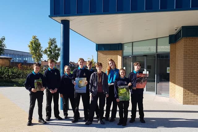 Lauren McAuley alongside some of the other students hoping to take part in the expedition