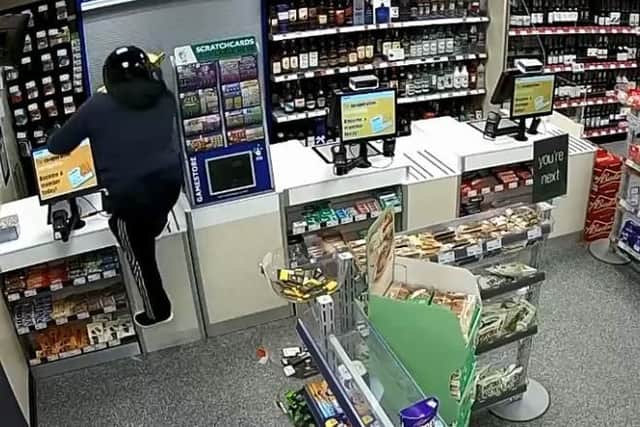 CCTV footage of Co-op burglary. Picture: Hampshire Constabulary