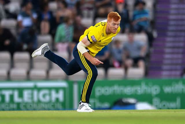 Ryan Stevenson. Picture: Hampshire Cricket Club