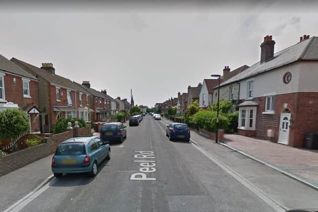 Peel Road in Gosport. Picture: Google Street View