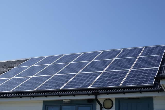 The panels are set to save 250 tonnes of carbon every year for the next 25 years. Picture: Elliot Brown / Flickr (labelled for reuse)