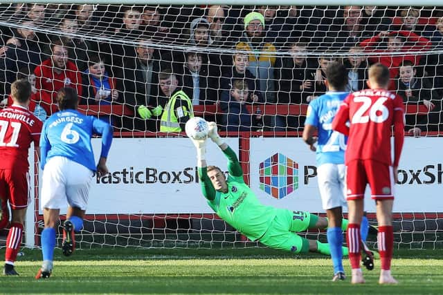 Craig MacGillivray saved Billy Kee's penalty