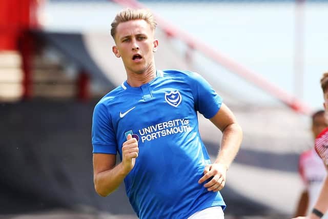 Pompey's Adam May has featured regularly for Aldershot on loan. Picture: Joe Pepler