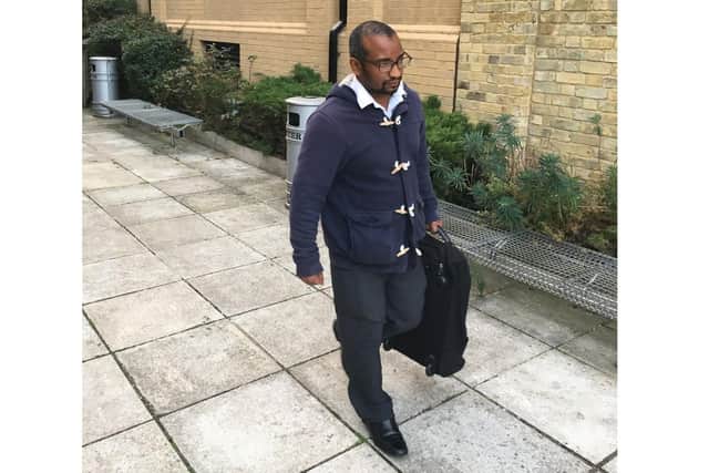 Abdul Haitham outside the tribunal