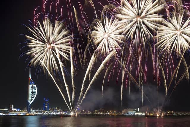 This annual fireworks display will be at Gunwharf Quays on Thursday.