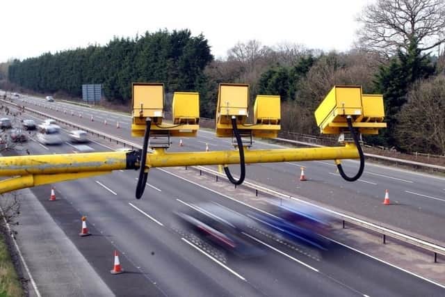 Speed cameras have been set up along the M27