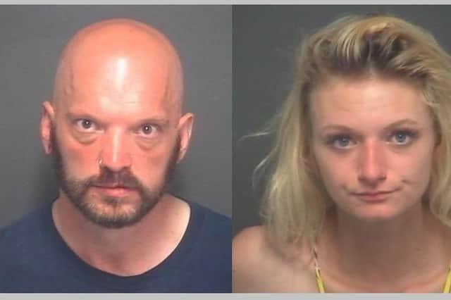 Former prostitute Charlene Brushwood, 20, and her partner Phillip Mason, 46, were jailed for five years each at Portsmouth Crown Court. Picture: Hampshire Constabulary