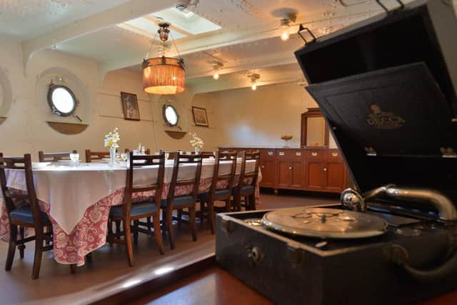 HMS Caroline ward room. Picture: Aaron McCracken/Harrisons
