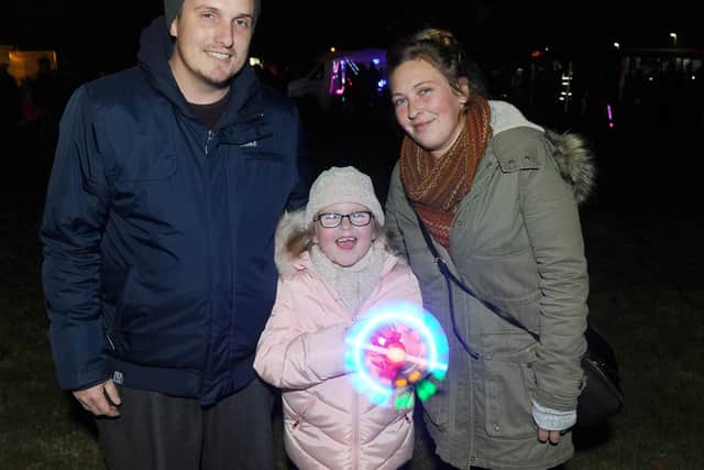 Ash Doba with his wife Joanne and their daughter Grace (8) from Paulsgrove.

Picture: Sarah Standing (180814-8326)