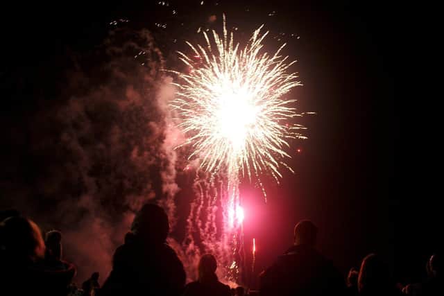 The annual fireworks display at Stockheath Common in Leigh Park (180814-8708)