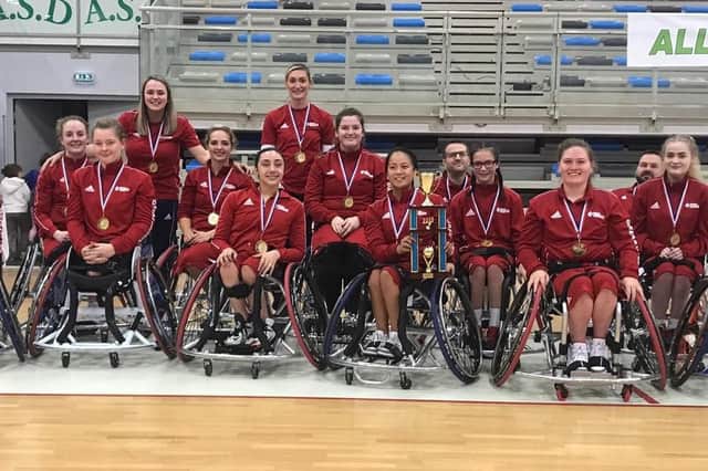 Great Britain under-24s women's wheelchair team were crowned European champions