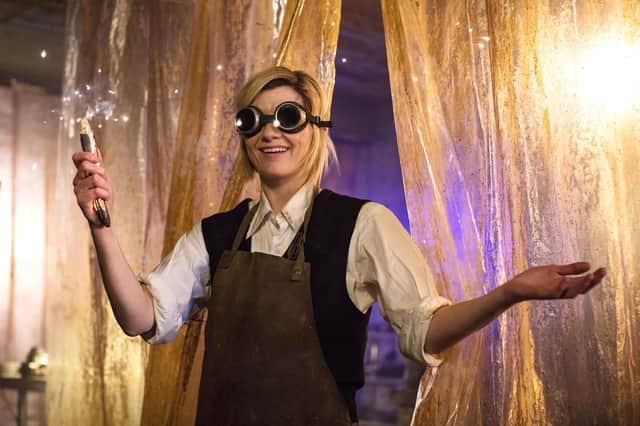 Jodie Whittaker as the Doctor. Picture: BBC/BBC Studios/Sophie Mutevilian
