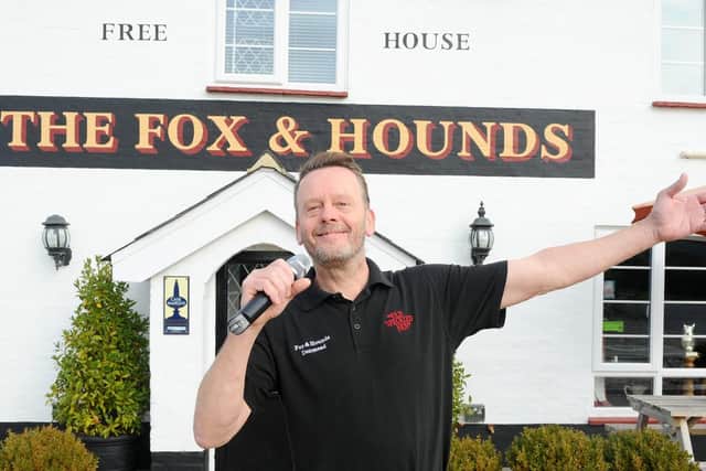 Steve Pratt, landlord of The Fox & Hounds pub, Denmead, is holding a fundraising evening for Charlie Wagstaff who has a rare condition. Picture: Sarah Standing