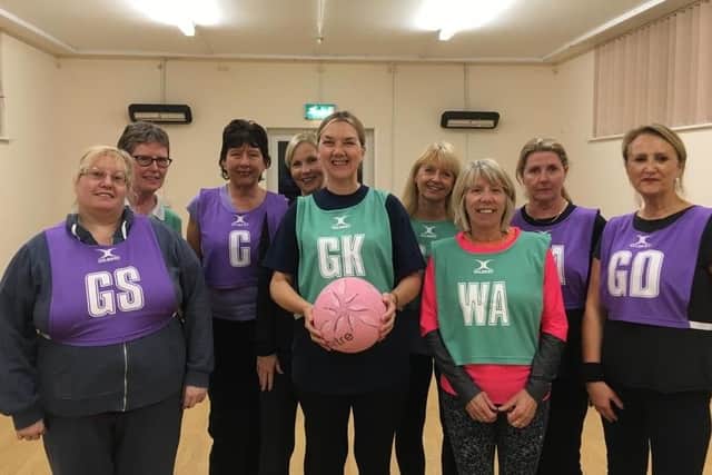 Walking netballers in Portsmouth