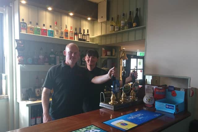 Scott and Kerry Wakefield, who have taken over at the Travellers Rest in Newtown