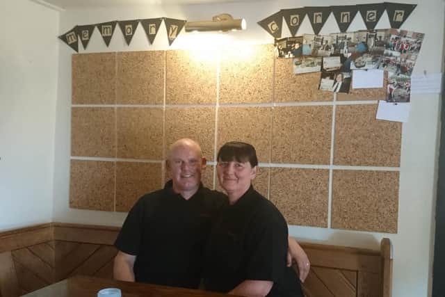 Scott and Kerry Wakefield, who have taken over at the Travellers Rest in Newtown