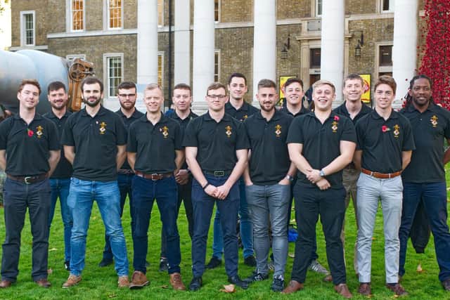 System Engineering Management Course students from HMS Sultan at the Imperial War Museum.
Picture: SLT Shabaka Kenyatta