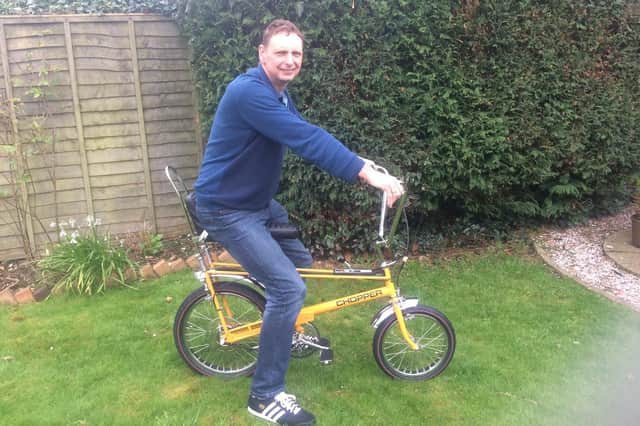 Fraser Colquhoun on the Raleigh chopper he will cycle on from Venice to Rome