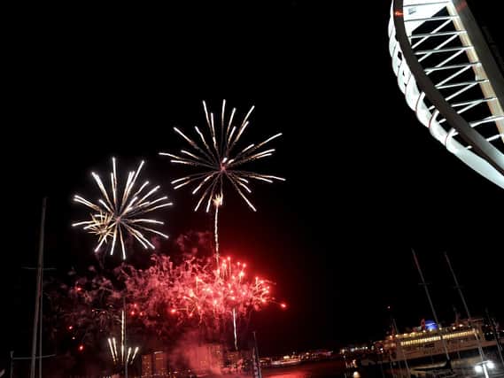 Gunwharf Quays' fireworks extravaganza. Picture: Sarah Standing