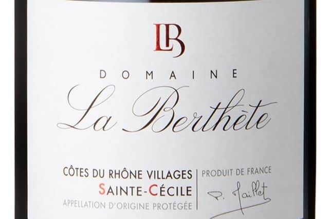 Ctes duRhne Villages Sainte Ccile 2016, Domaine de la Berthete