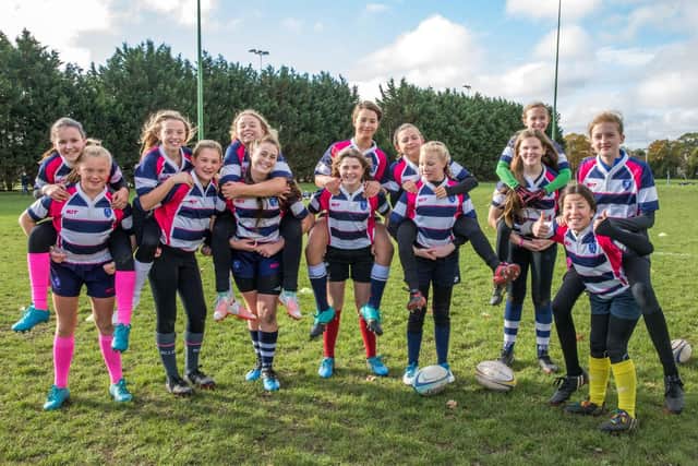 Havant rugby club under-13 girls