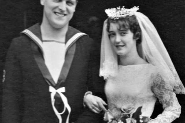 The wedding of Eddie and Mollie Rees
