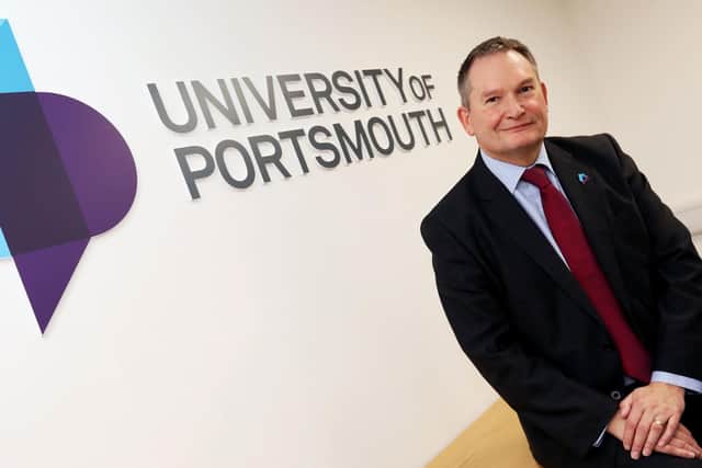 Vice-chancellor of the University of Portsmouth - Prof Graham Galbraith