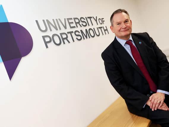 Vice-chancellor of the University of Portsmouth - Prof Graham Galbraith