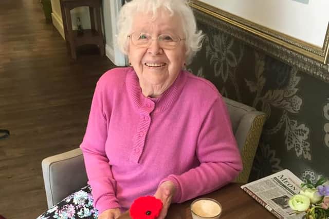 Phyllis, who lives in Horndean, learned to knit when she was five and hasn't stopped since
