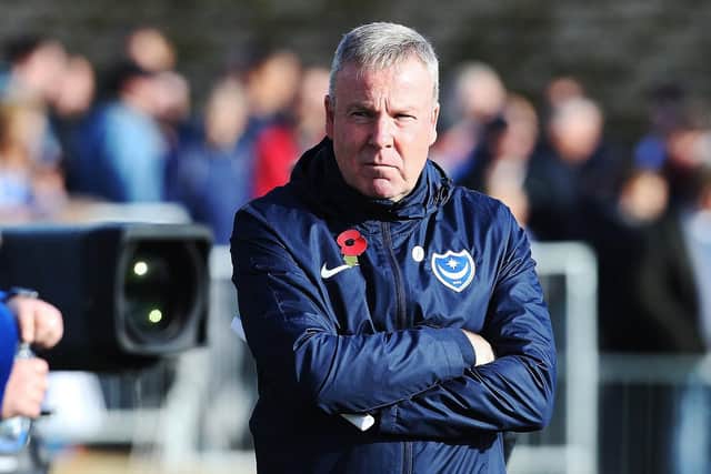 Pompey boss Kenny Jackett Piture: Joe Pepler
