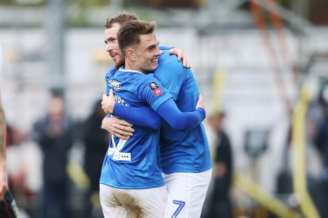 Gaffer for a Day Adam Tungatt chose Ben Thompson as his man of the match against Maidenhead. Picture: Joe Pepler/Digital South