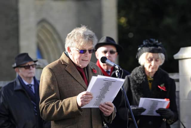 The names of the Fareham fallen are read out before the parade.
Picture Ian Hargreaves