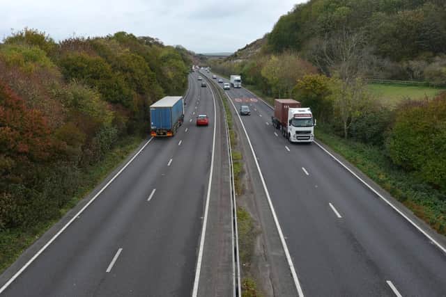 Bridge over A27 Picture: Peter Cripps