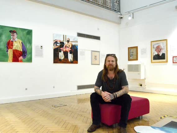 Daniel Williams, 40 from Gosport, has created an exhibition of the town's 'unsung heroes'. Picture: David George