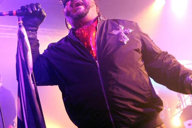 Skindred frontman Benji Webbe at The Wedgewood Rooms, November 11, 2018. Picture Paul Windsor